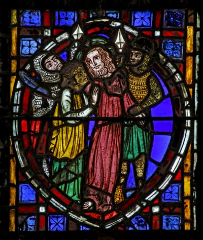 Window depicting Judas